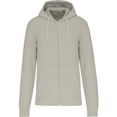 Afbeelding van Kariban Ecologische herensweater met capuchon en ritssluiting K4030 Clay