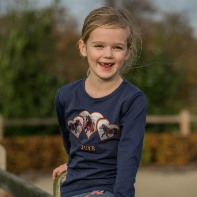Afbeelding van Horka T Shirt Pony Blauw