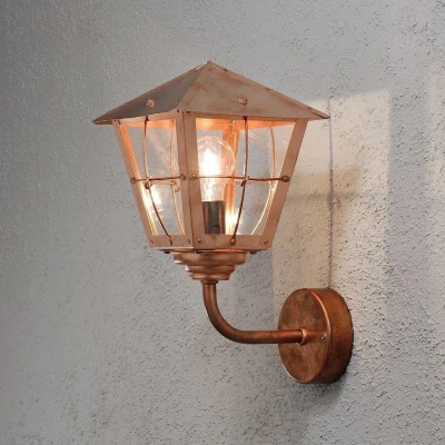 Afbeelding van Konstsmide Fenix 438 900 Buitenlamp (wand) Spaarlamp, LED E27 60 W Koper