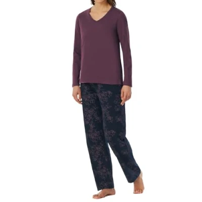 Afbeelding van uncover by Schiesser SET Pyjama, Dames, Maat: 36, Pflaume