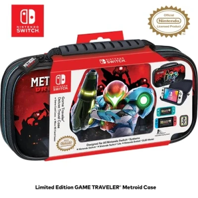 Afbeelding van Game Traveler Nintendo Switch Case Consolehoes Metroid Dread