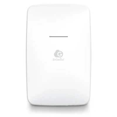 Image de EnGenius Cloud Managed ECW215 Borne d&#039;accès sans fil plaque murale Wi Fi 6 2.4 GHz, 5 GHz géré par le montable au plafond/mur