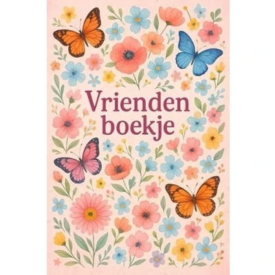 Afbeelding van Bloemen en Vlinders Vriendenboekje