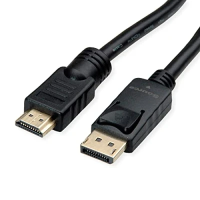 Afbeelding van ROLINE DisplayPort Kabel DP UHDTV, M/M, zwart, 10 m