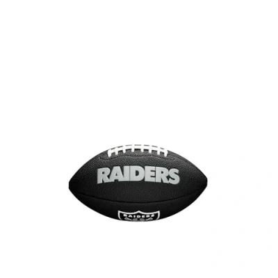 Afbeelding van Wilson F1533XB Black Edition NFL Mini Soft Touc Team Raiders