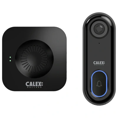 Afbeelding van Slimme deurbel Calex Smart Home (Bedraad, Draadloze gong, Nachtzicht, Full HD)
