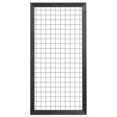 Afbeelding van Gaaselement met kader zwart 90x180 cm Tuindeco