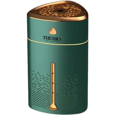 Afbeelding van Themio Luchtbevochtiger Groen Goud 2.5L humidifier Aroma diffusers geurverspreider