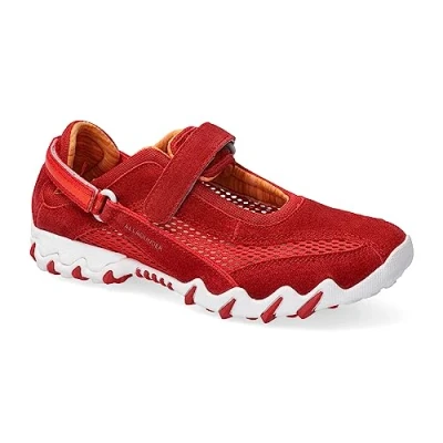 Afbeelding van Allrounder NIRO Ballerina&#039;s met enkelbandjes, Dames, Maat: 41, Rot Leer