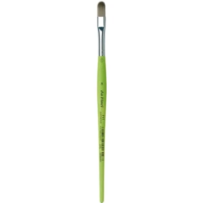 Afbeelding van DA VINCI 375 Series Filbert penseel van kunstvezel, 19,5 x 0,75 30 cm, groen