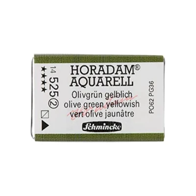 Afbeelding van Schmincke HORADAM® AQUARELL aquarel voor kunstenaars, 525 geelachtig olijfgroen, 14 043, 1/1 emmer