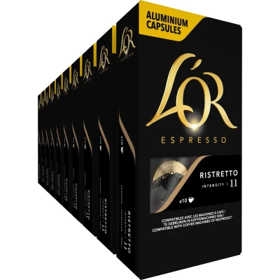 Afbeelding van L&#039;OR Espresso Ristretto Koffiecups Intensiteit 11/12 10 x capsules