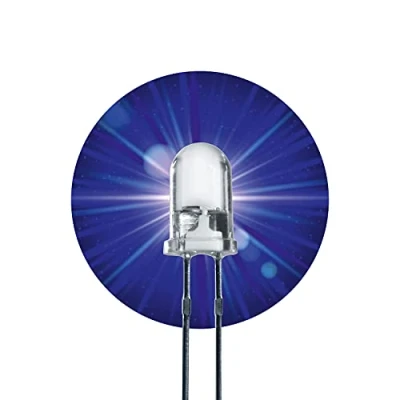Afbeelding van Lumetheus LED Light Emitting Diodes 5mm Kleur Blauw Ultra Helder 20.000 mcd 50 stuks 2 3V Pin LEDs Soldeerdiode Lamp