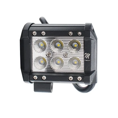 Afbeelding van M Tech LED Lichtbalk dubbele rij rechte vorm 18W 1200 Lumen