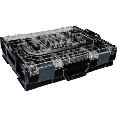 Afbeelding van BS Systems L BOXX 102 6100000362 Gereedschapskist (leeg) ABS Zwart, Transparant (l x b h) 445 358 118 mm