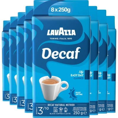 Afbeelding van Lavazza Caffe Decaffeinato filterkoffie 8 x 250 gram