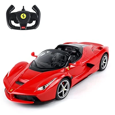 Afbeelding van TURBO CHALLENGE Ferrari Aperta RC Prestige 095616 op afstand bestuurbare auto rood 1/14 batterijen niet inbegrepen kunststof vanaf 6 jaar