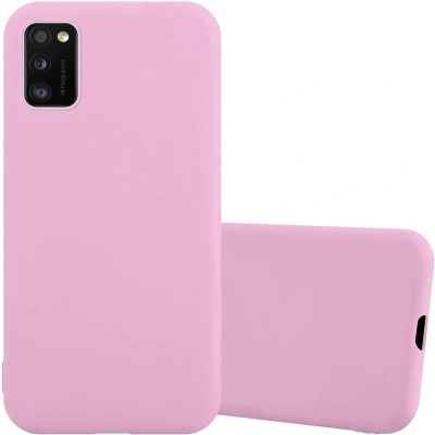 Afbeelding van Cadorabo Hoesje geschikt voor Samsung Galaxy A41 in CANDY ROZE Beschermhoes gemaakt van flexibel TPU silicone Case Cover