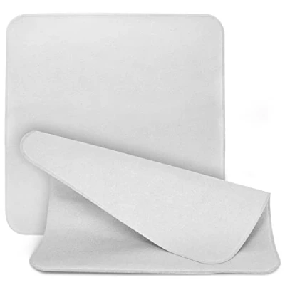 Afbeelding van Set van 2 microvezel reinigingsdoeken, compatibel met Apple Display, polijstdoek, zachte en effectieve schermreiniging voor tablets, computers, telefoon tv, 16 x cm