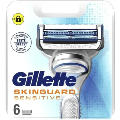 Afbeelding van GILLETTE SKINGUARD SENSITIVE Scheermesjes 6 stuks