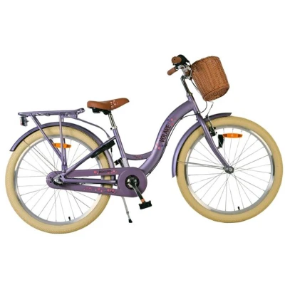 Afbeelding van Volare Blossom Kinderfiets Meisjes 24 inch Paars 3 Versnellingen