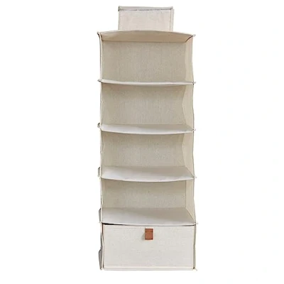Afbeelding van Store It Hang organizer kledingkast 5 vaks + mandje