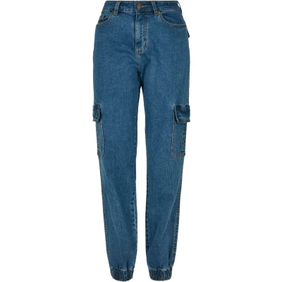 Afbeelding van Urban Classics Relaxed fit jeans, Dames, Maat: 27x28, Clearblue washed