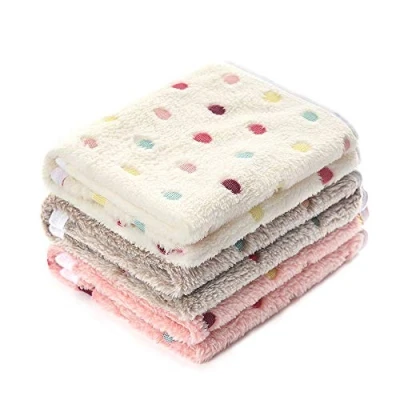 Afbeelding van 1 pak van 3 dekens, super zacht, premium fleece, huisdier deken, flanel, voor hond puppy kat