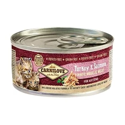Afbeelding van Carnilove Cans Kitten Turkey &amp; Salmon Kattenvoer Kalkoen Zalm 100 g