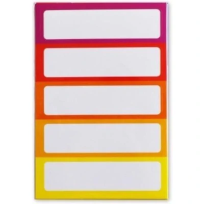 Afbeelding van Soho Schooletiketten 70 X 21 Mm Papier 5 Vellen à Stuks