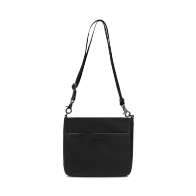 Afbeelding van MANDARINA DUCK Leren schoudertas Mellow Leather Crossover Bag Nero zwart