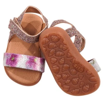 Afbeelding van Götz poppensandalen roze glans en glitter m xl
