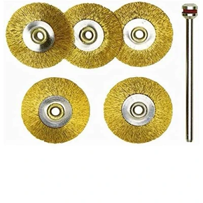 Afbeelding van Proxxon Micromot 28 962 Borstelpakket messing, 5 delig Schacht Ø 2,35 mm 1 set(s)