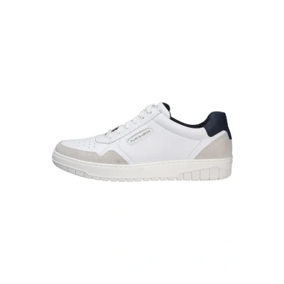 Afbeelding van Gabor Sneakers laag, Heren, Maat: 45, Whiteoffwhitedenim Leer