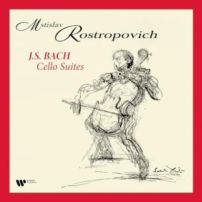 Afbeelding van Mstislav Rostropovich Bach Cello Suites (4 LPs)