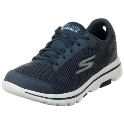 Afbeelding van Skechers Go Walk 5 Demitasse herensneakers, Navy Blauw