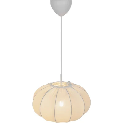 Afbeelding van Nordlux Aeron 40 hanglamp E27 textiel wit