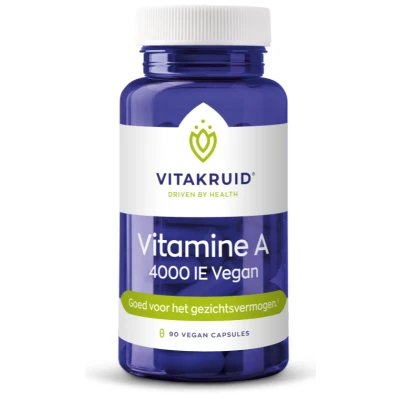 Afbeelding van Vitakruid Vitamine A 4000IE Vegan Capsules
