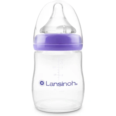 Afbeelding van Lansinoh NaturalWave Babyfles 240 ml 1st
