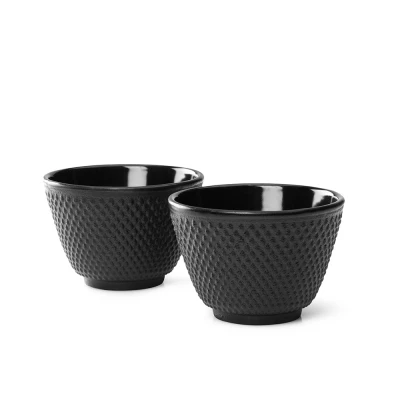 Afbeelding van Bredemeijer Cups Jang cast iron black s/2