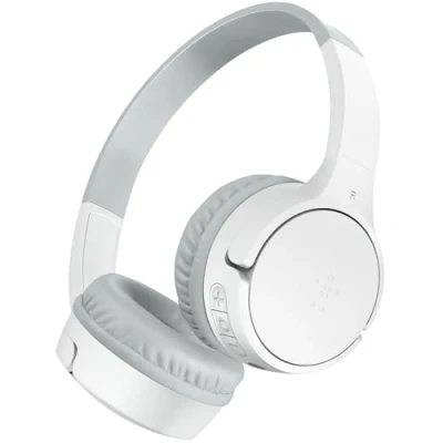 Afbeelding van Belkin SoundForm Mini Headset Draadloos Hoofdband Oproepen/muziek USB Type C Wit