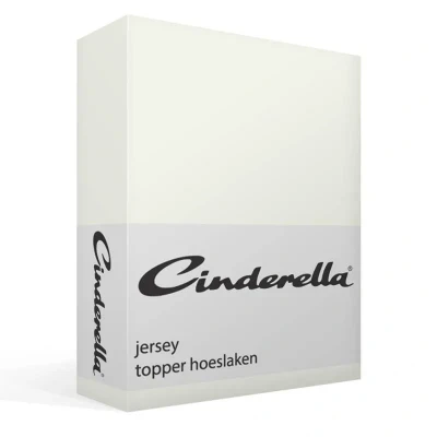 Afbeelding van Cinderella Topper hoeslaken (tot 12 cm) Jersey 160x200/210 cm Ivoor