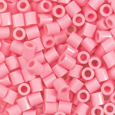 Afbeelding van Vaessen Creative Strijkparels, roze, 1100 stuks DIY voor kinderen, sieraden maken, decoratie, huis en andere creatieve vrijetijdsideeën, 5 mm