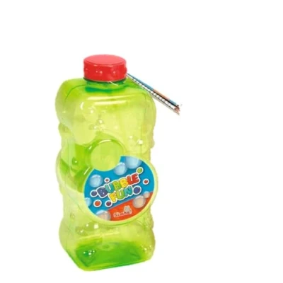 Afbeelding van SIMBA 107286182 Bubble Fun bellenfles, 4 verschillende kleuren, één artikel wordt geleverd met 1 liter vloeistofoplossing, zeepbellenstaafje, vanaf 3 jaar