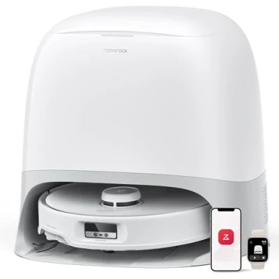 Afbeelding van roborock Qrevo Curv Robotstofzuiger, zuigkracht van 18.500 Pa, Dual Anti Tangle System, AdaptiLift™ Chassis, dweil wassen op 75 C, intelligente detectie vuil en spraakassistent