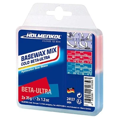 Afbeelding van Holmenkol Worldcup Mix Cold 2x35g Ski en Snowboard wax