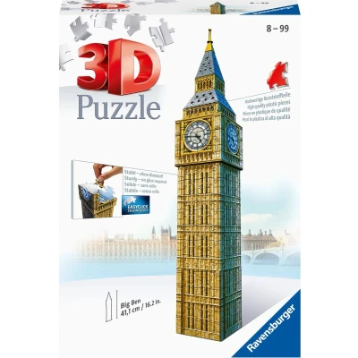 Afbeelding van Ravensburger 3D Puzzel Big Ben 216 Stukjes