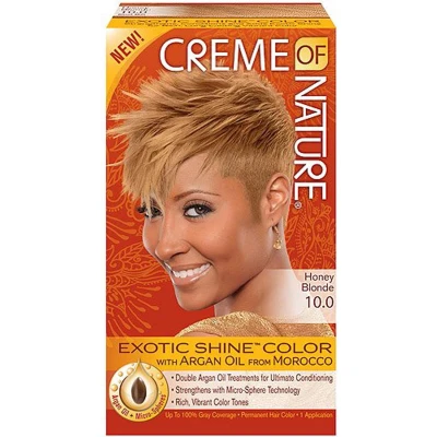 Afbeelding van Creme of Nature Argan Oil Exotic Shine Hair Colour 10.0 Honey Blonde