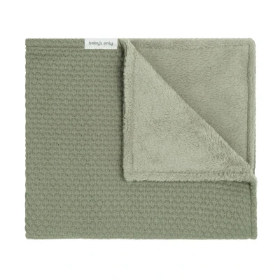 Afbeelding van Baby&#039;s Only Wiegdeken Teddy Sky Urban Green