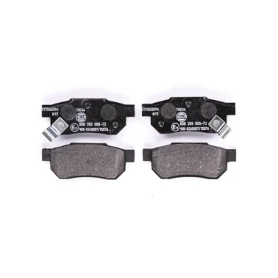 Afbeelding van HELLA 8DB 355 005 731 Remblokkenset Met akoestische slijtagewaarschuwing HONDA: JAZZ 4, CIVIC 6 Hatchback, Integra II Coupe, MG: ZS Saloon